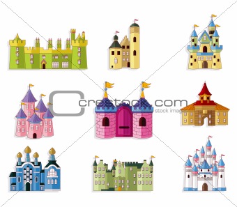 4003859  Cartoon Fairy Tale Castle Icon From Crestock Stock Photos