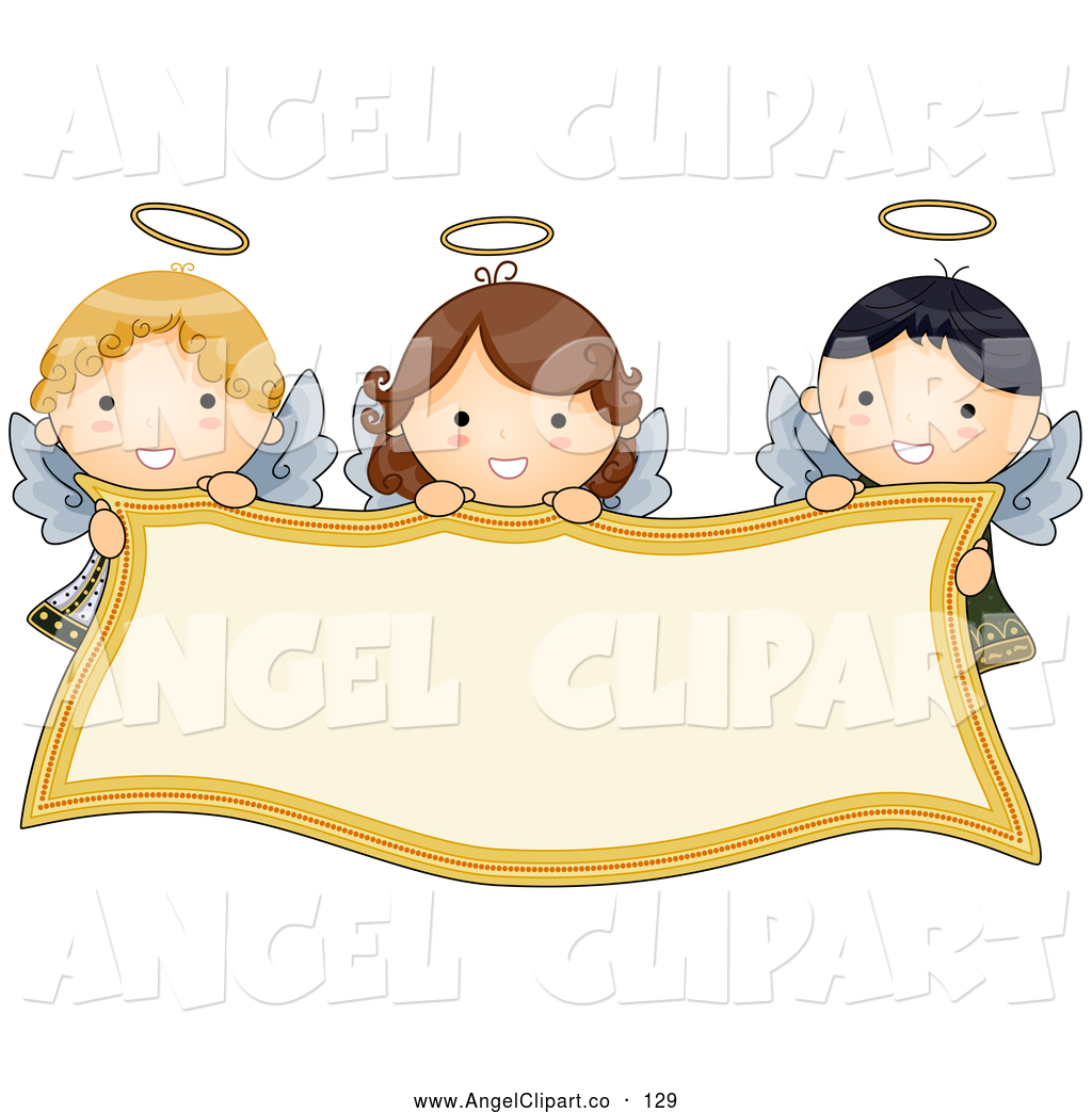 Angel Banner Clip Art