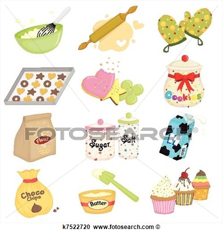 Baking Icons View Large Clip Art Graphic