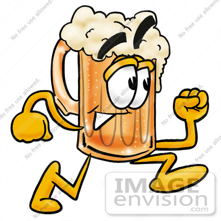     Character Running    22869 By Toons4biz   Royalty Free Stock Cliparts