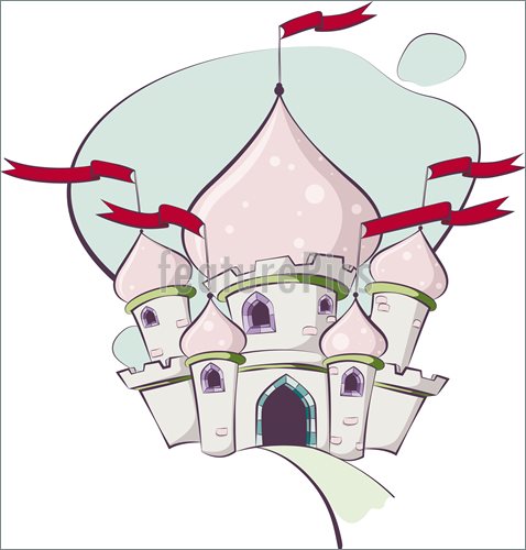 Clip Art Border Http   Www Featurepics Com Online Fairy Tale Castle