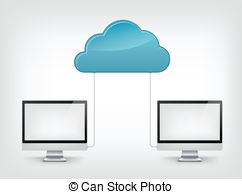 Cloud Service Illustrations And Clipart  8450 Cloud Service Royalty
