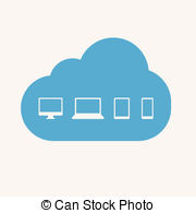 Cloud Service Illustrations And Clipart  8450 Cloud Service Royalty