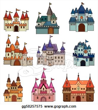 Fairy Tale Characters Clip Art Cartoon Fairy Tale Castle Icon