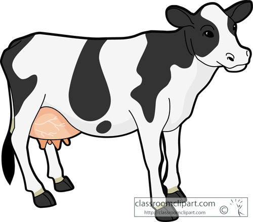 Farm Animals   Crca Cow   Classroom Clipart