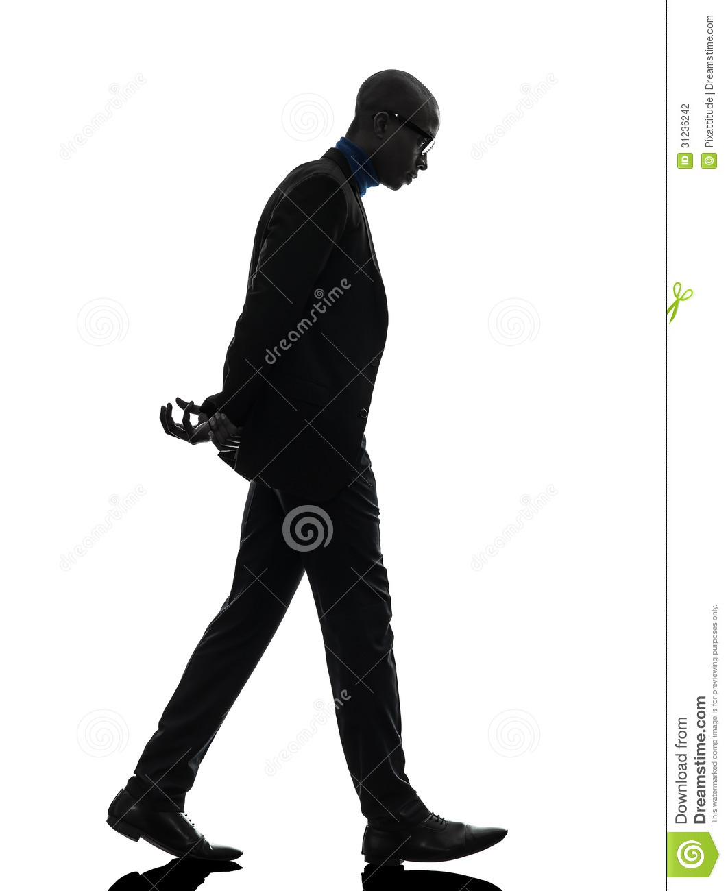 Man Clipart Black And White Silhouette African Black Man Walking