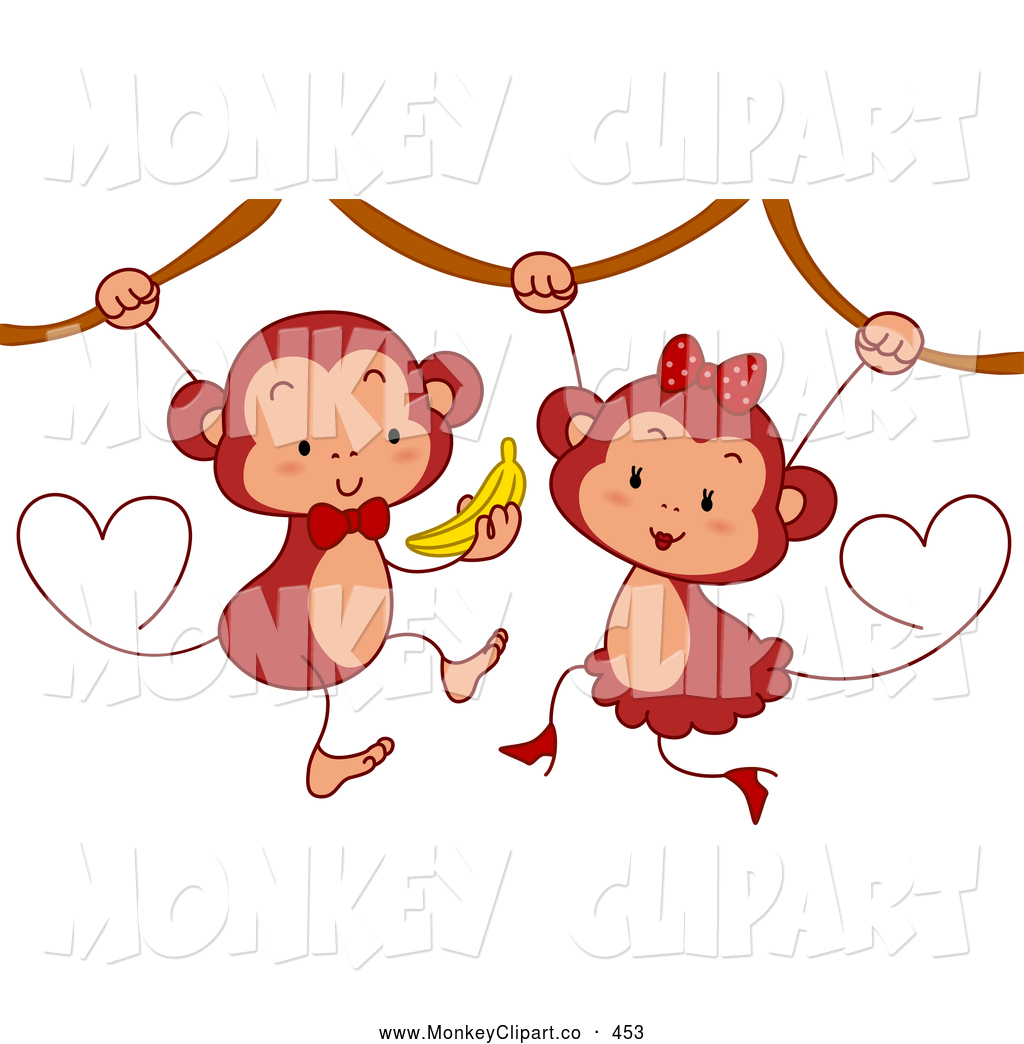 Monkey Clip Art   Bnp Design Studio