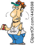 Royalty Free Rf Clip Art Illustration Of A Cartoon Stinky Man Holding