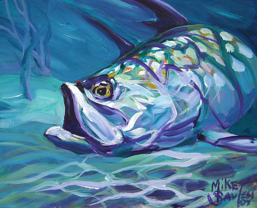 Tarpon Fish Art For Pinterest
