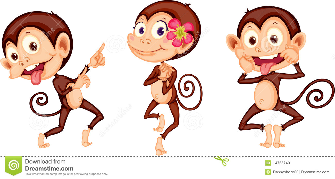 Three Monkeys Stock Photo   Image  14765740