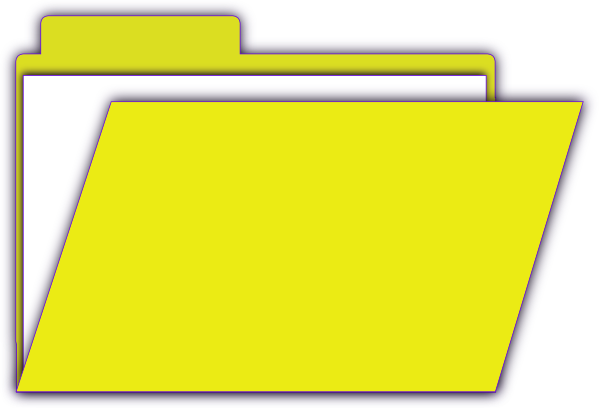 Yellow Open File Clip Art At Clker Com   Vector Clip Art Online