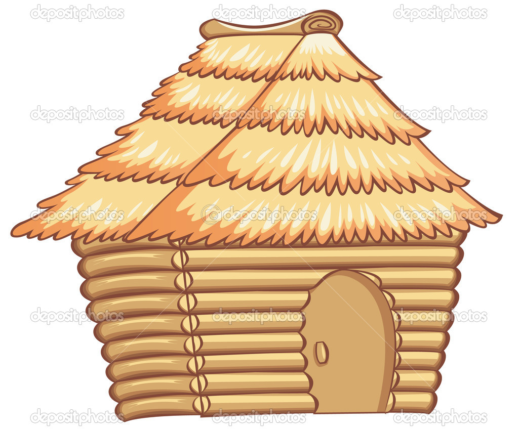 Bamboo Hut   Stock Vector   Interactimages  10520740