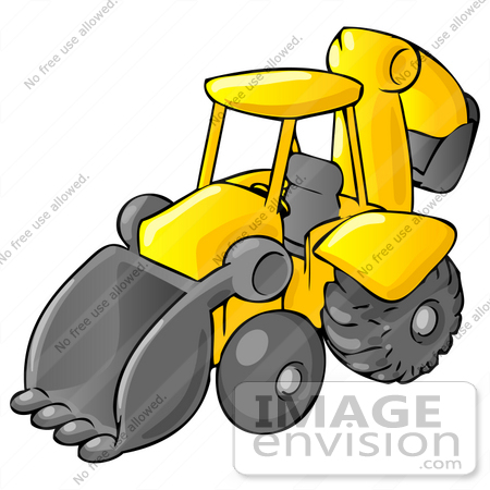 Bulldozer Construction Cartoon Clip Art