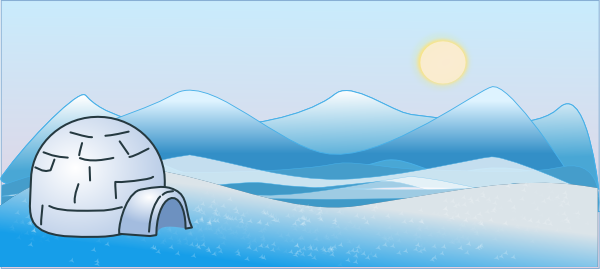Cold Climate Scene Clip Art At Clker Com   Vector Clip Art Online