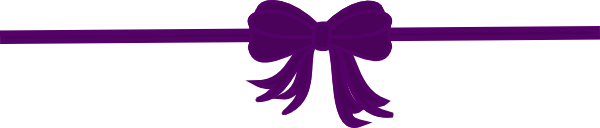 Dark Purple Ribbon Clip Art At Clker Com   Vector Clip Art Online    