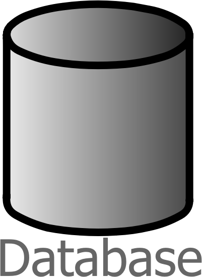 Database Symbol Labelled By Witcombem   Labelled Database Symbol