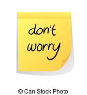 Dont Worry   Motivational Concept Vector Illustration Of