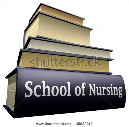 Education Books   School Of Nursing Stock Photo 35829319    
