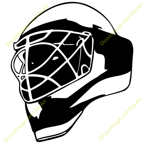 Hockey Helmet Clip Art Hockey Goalie Helmet