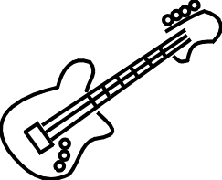 How To Draw Electric Guitar   Clipart Best