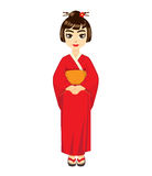 Kimono Girl Royalty Free Stock Photography
