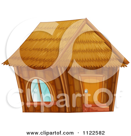 Of A Bamboo Bungalow Hut Or House 6   Royalty Free Vector Clipart    