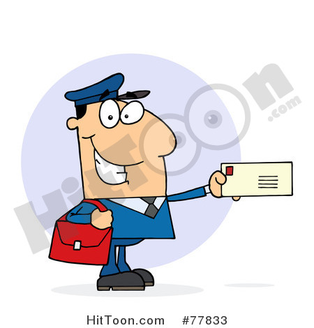 Postal Worker Clipart Caucasian Postal Worker