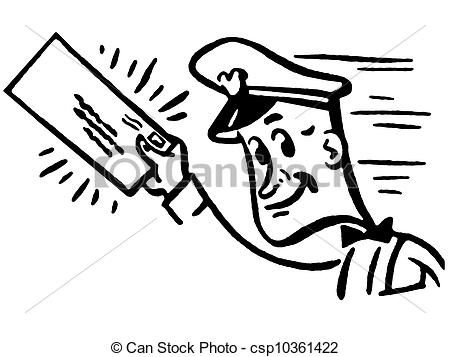 Postal Worker Clipart Version Of A Postal Worker