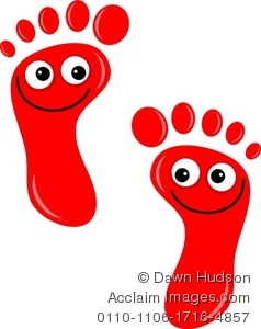 Related Pictures Red Happy Feet Clip Art