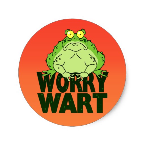 Worry Wart Classic Round Sticker   Zazzle