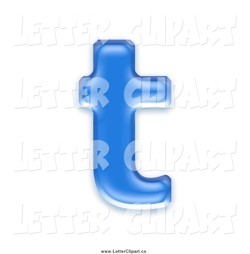 3d Blue Lowercase Letter T Letter Clip Art Chrisroll