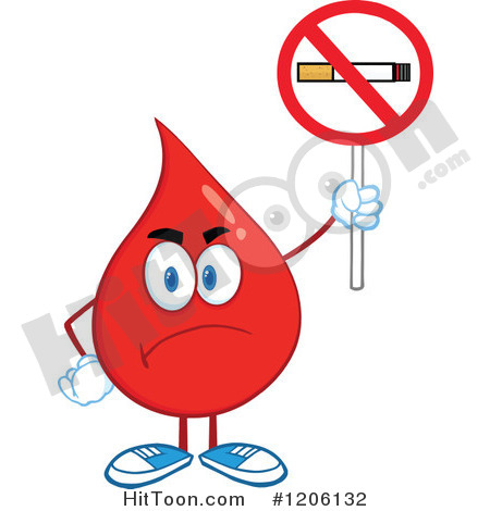 Blood Drop Clipart  1206132  Mad Blood Or Hot Water Drop Holding A No