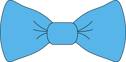 Blue Bow Tie Clip Art   Blue Bow Tie Image