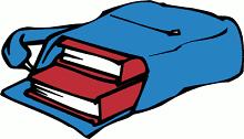 Book In The Bag   Clipart Best