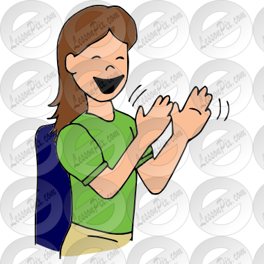 Clap Picture For Classroom   Therapy Use   Great Clap Clipart