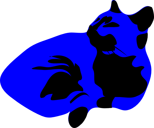 Cool Cat Blues Clip Art At Clker Com   Vector Clip Art Online Royalty    