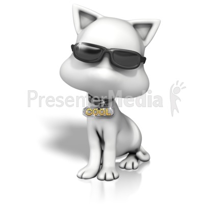 Cool Cat Sunglasses   Presentation Clipart   Great Clipart For