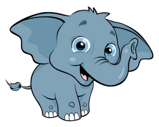 Cute Baby Elephant Clipart 2 Png