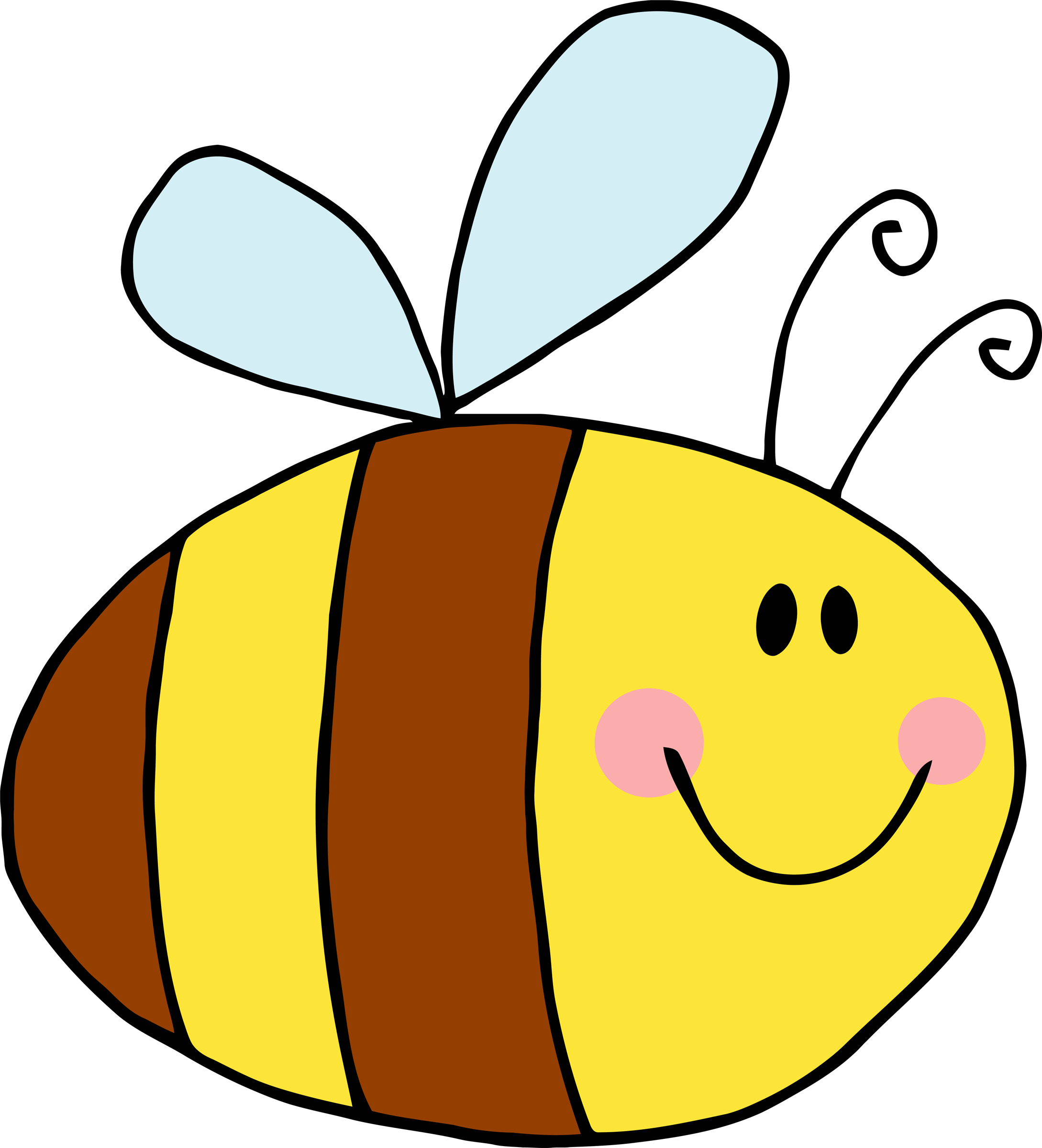 Cute Bee Cartoon Png   Clipart Best