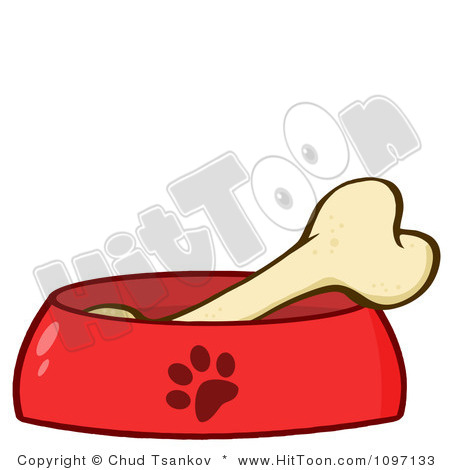 Dog Bone In Bowl Clipart   Clipart Panda   Free Clipart Images