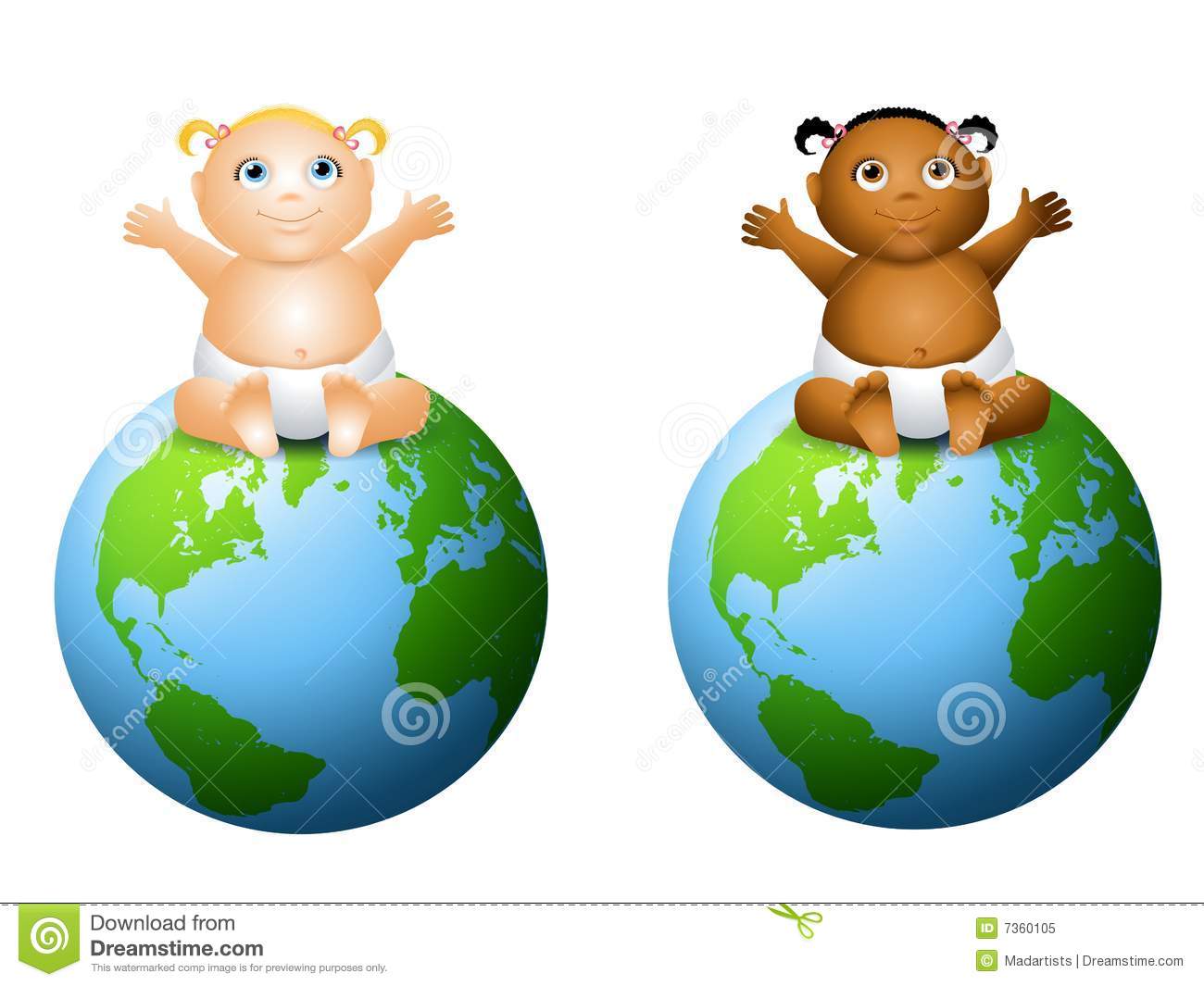 Earth Friendly Baby Clip Art Royalty Free Stock Photo   Image  7360105