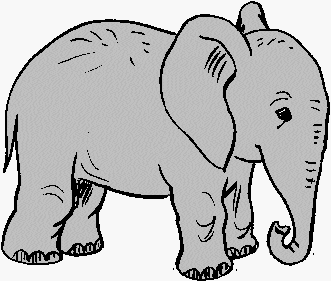 Elephant Clipart 6 664x564