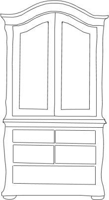     It To The Wardrobe  Also Saved The Basic Drawing Of The Wardrobe