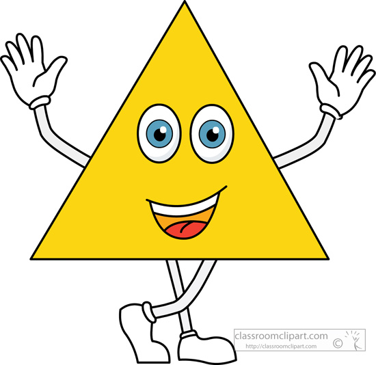 Mathematics   Triangle Cartoon   Classroom Clipart