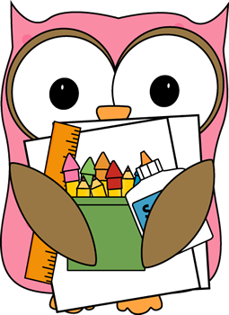 Owl Math Clipart Owl W  Supplies  Extended Day