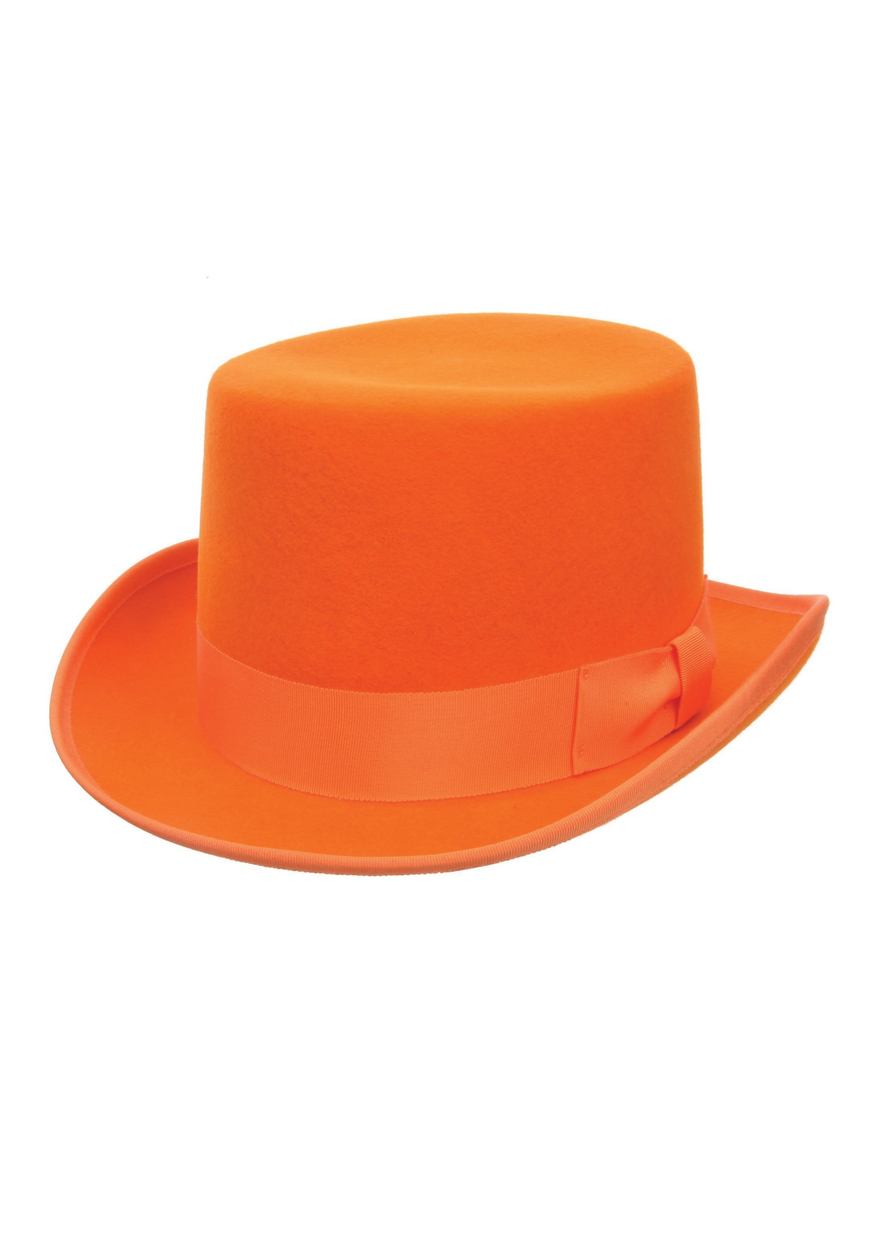 Upside Down Top Hat Vector Orange Wool Top Hat