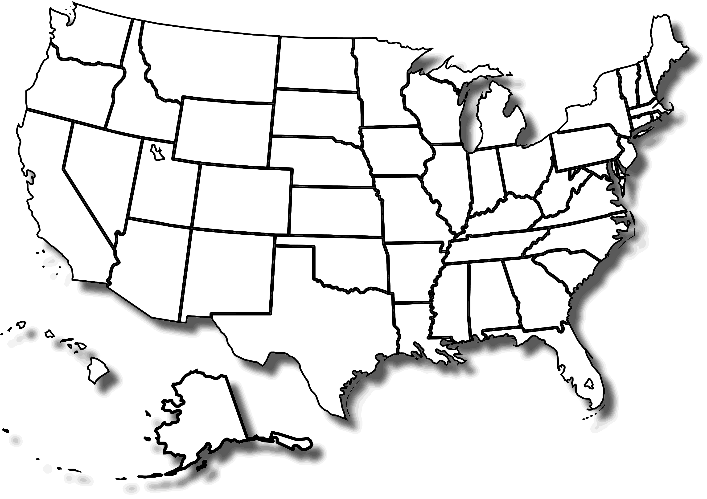 Blank Worksheets Of Us Map Free Cliparts That You Can Download To