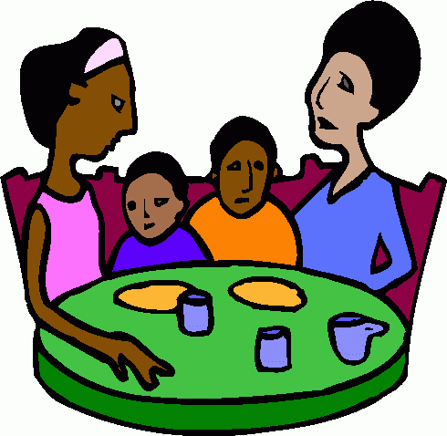 Family Dining Clipart   Family Dining Clip Art