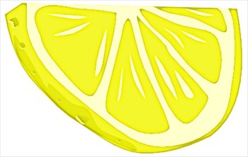 Free Lemon Half Slice Clipart   Free Clipart Graphics Images And    