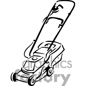 Lawn Mower Clipart Black And White   Clipart Panda   Free Clipart    
